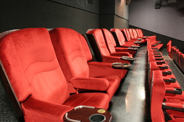 Empty Movie Theatre  Seating & Screen