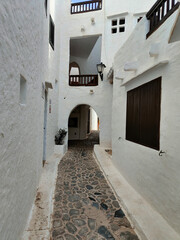narrow street in the old town