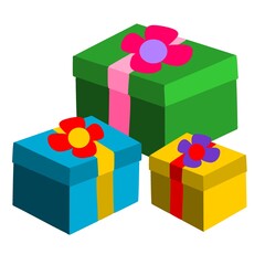 Fototapeta premium three gifts