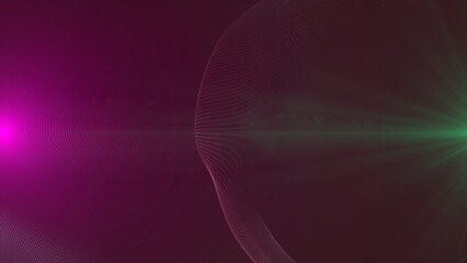 Abstract Clean wave line technology purple blue white black corporate image background for website social media post banner