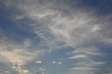blue sky with clouds