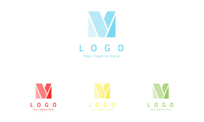 Letter M line logo design. Universal elegant vector sign design. Premium business logotype.