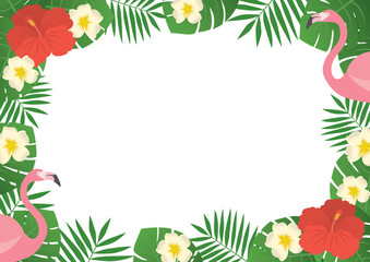 夏_トロピカル_フレーム_横_3
