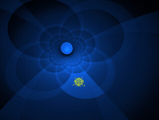 Imaginatory fractal abstract background Image