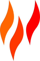 image of three fire icons