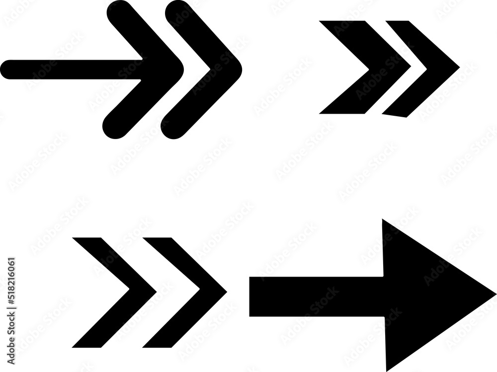 Poster arrows set. arrow icon collection. set different arrows or web design