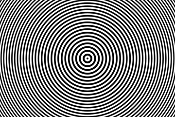 Obraz premium Hypnotic Concentric Circles Optical Illusion