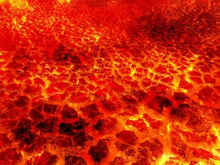 red hot lava pattern background