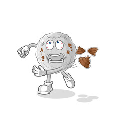rock throwing shit vector