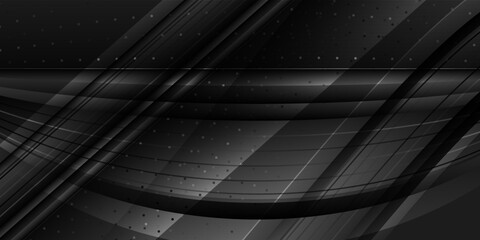 Abstract black background vector