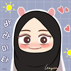 girl in a cap and scarf