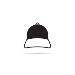 baseball cap icon vector illustration
