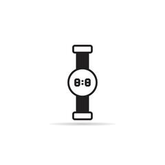 digital and smart watch icon vector illustration