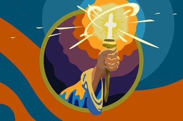 Light shines in darkness, light of God, light of Jesus Christ, light of salvation, Biblical principle