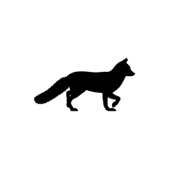 Fox Silhouette Vector. The Best Fox Icon Vector Illustration Logo