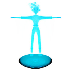 3d illustration Hologram