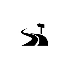 trail icon vector design templates