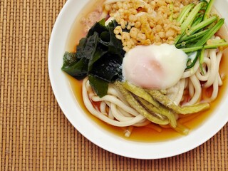 冷やしタヌキうどん