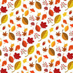 秋のイメージの柄