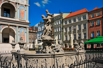 Proserpine Fountain. Poznan, Greater Poland Voivodeship, Poland.