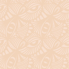 hand drawn scribble doodle elements seamless pattern