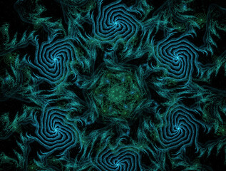 Imaginatory fractal abstract background Image