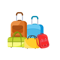 Suitcases or luggage for travel and adventure