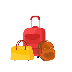 Suitcases or luggage for travel and adventure