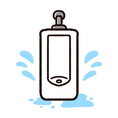 水漏れしている小便器