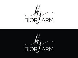 Fototapeta premium Alphabet letters Initials Monogram logo JK or KJ design.eps