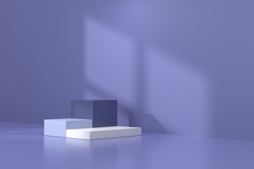 3D product display background. Display stand.