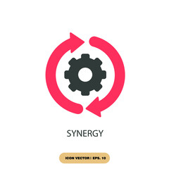synergy icons  symbol vector elements for infographic web