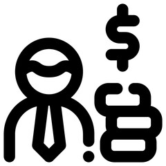 Economist Icon Line Style