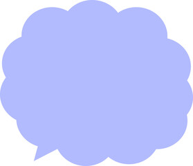 Pop and simple speech bubble separately