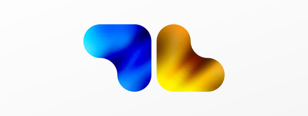 Round shapes and circle geometric abstract background. Vector Illustration For Wallpaper, Banner, Background, Card, Book Illustration, landing page