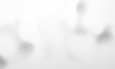 3D illustration, abstract paper background, flat layers, relief topographic map,white relief texture background.
