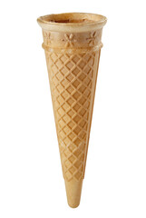 Crispy sweet ice cream cone