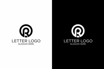 logo letter r /r logo. premium vector