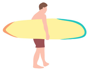 수영 여름 휴가 바캉스 벡터 일러스트