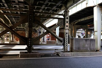 Japan, Chiyoda-ku, Tokyo, July 2022.Buildings around Tokyo Station Marunouchi.