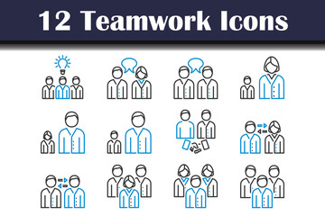 Teamwork Icon Set