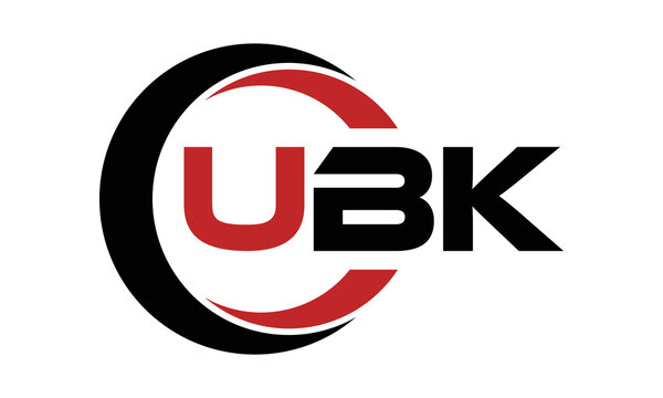 UBK swoosh three letter logo design vector template | monogram logo | abstract logo | wordmark logo | letter mark logo | business logo | brand logo | flat logo | minimalist logo | text | word | symbol
