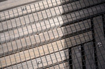 wooden walkway of Gäggersteg in Naturpark Gantrisch