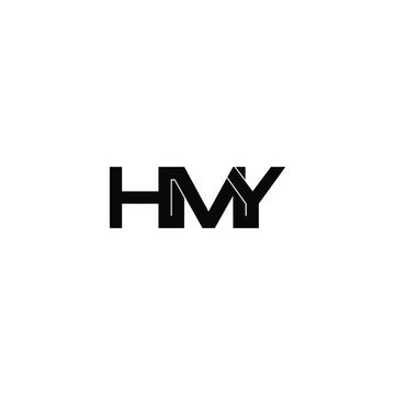 hmy letter original monogram logo design