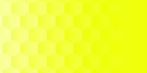 Yellow hexagon abstract vector design background