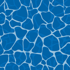 Navy blue water background with seamless blue ripples pattern