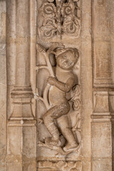 Fototapeta na wymiar querubin desnudo, claustro del Monasterio de San Juan de los Reyes, Toledo, Castilla-La Mancha, Spain