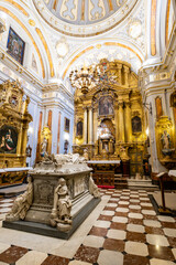 Obraz premium sepulcro del cardenal Silíceo, Real Colegio de Doncellas Nobles, Toledo, Castilla-La Mancha, Spain