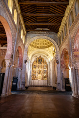 Fototapeta na wymiar Museo de los Concilios y la Cultura Visigoda, Iglesia de San Román, primer mudéjar toledano (S. XIII), Toledo, Castilla-La Mancha, Spain