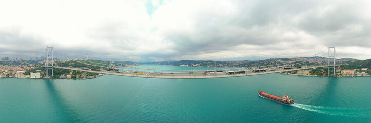 bosphorus bridge panoramic view